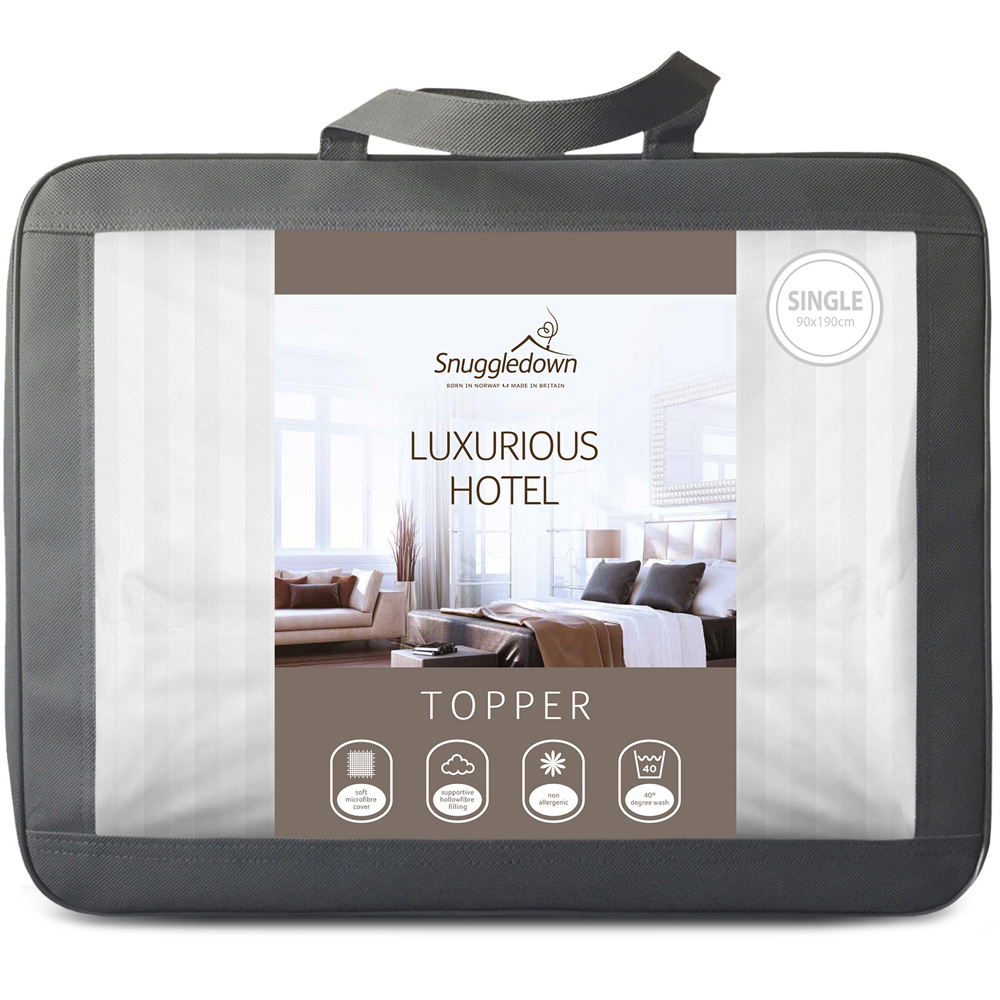 Snuggledown Single Luxurious Hotel Mattress Topper Image 1