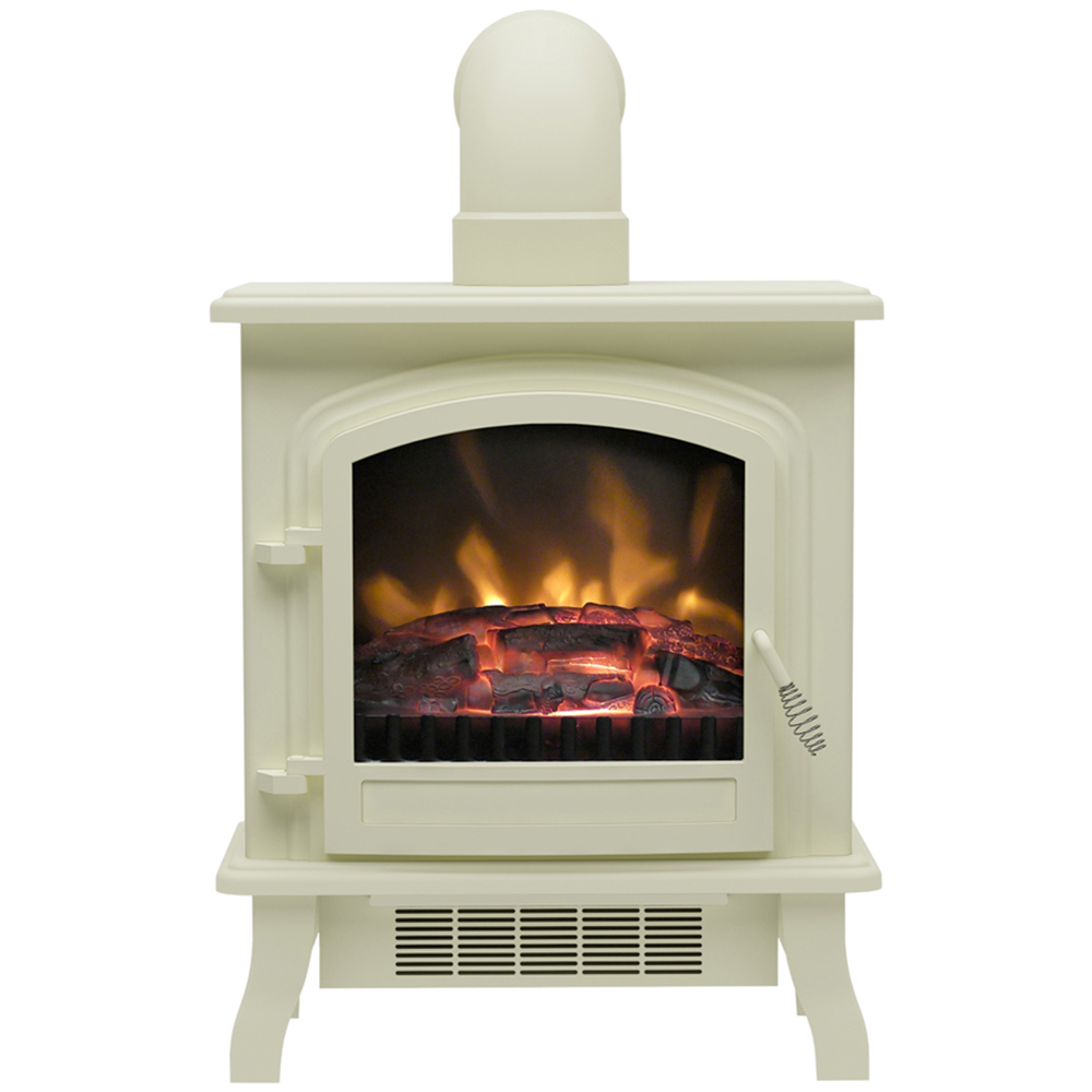 Be Modern Colman Cream Electric Stove with Flue Pipe 1.85kW Image 3