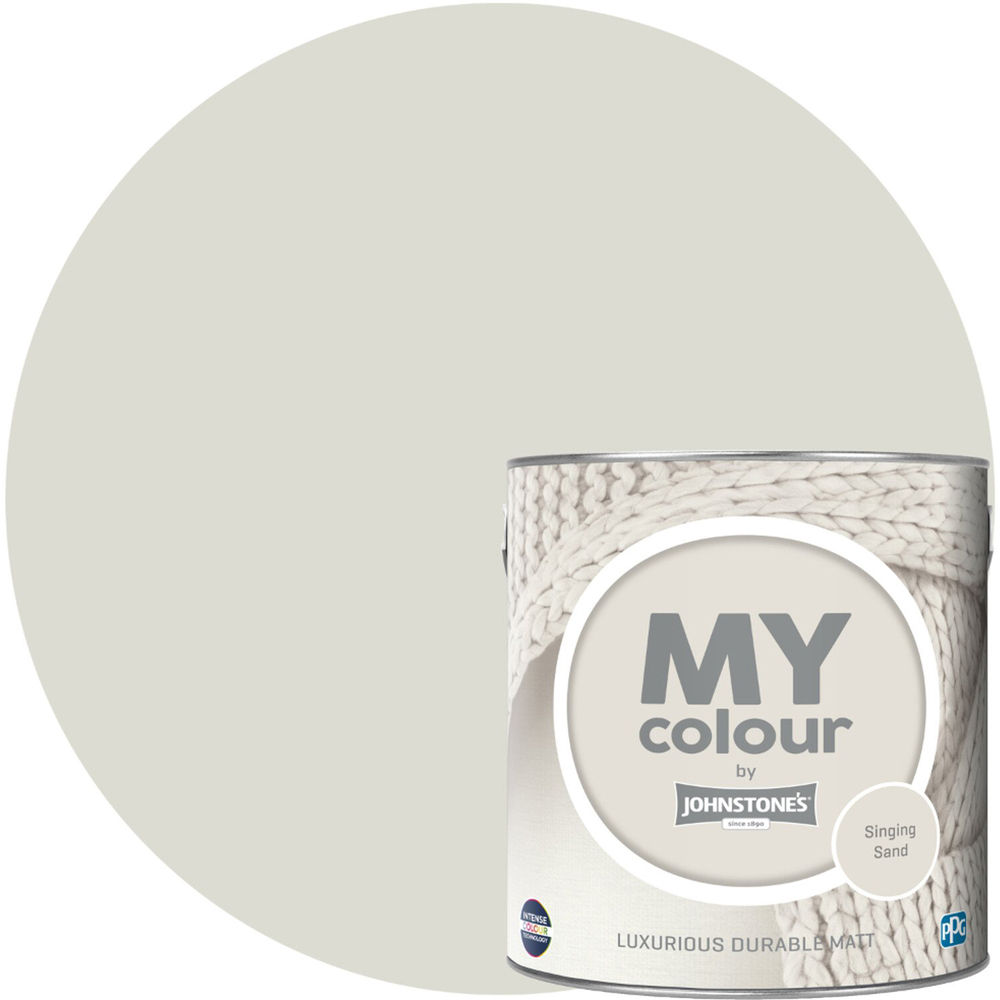 Johnstone's MY Colour Luxurious Durable Matt Paint Singing Sand Image 4