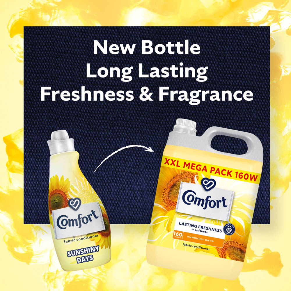 Comfort Sunshiny Days Fabric Conditioner 160 Washes XXL Mega 2 Pack Image 5