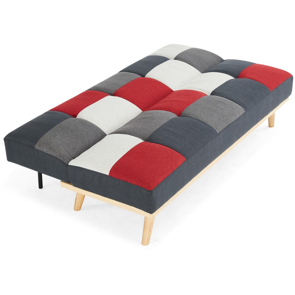 Home Detail Paddock 2 Seater Patchwork Sofa Bed Image 3