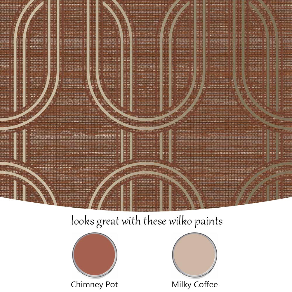 Boutique Indulgent Geo Ruby Wallpaper Image 5