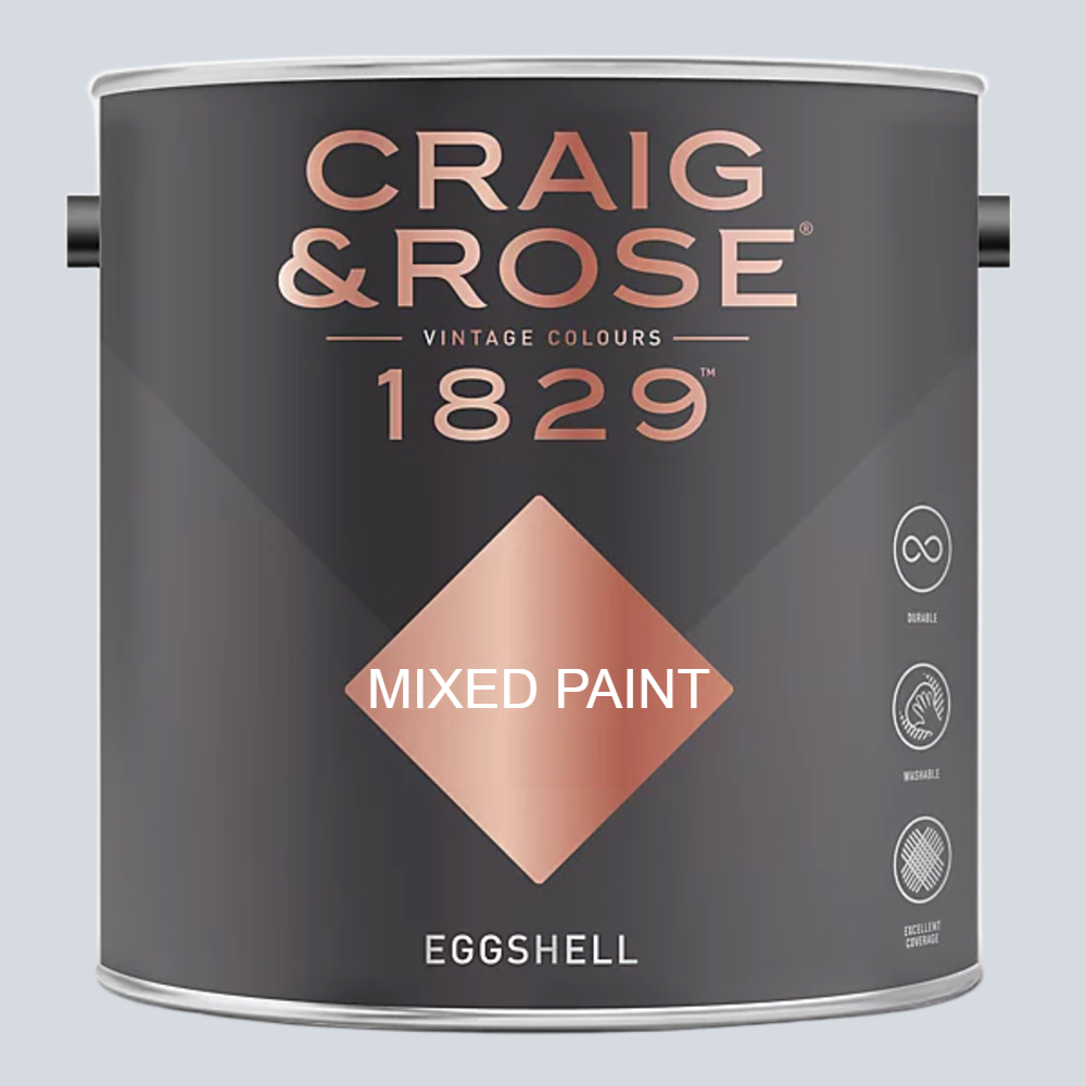 Craig & Rose 1829 Vintage Walls Wood and Metal Anstruther Blue Eggshell Paint 2.5L Image 2
