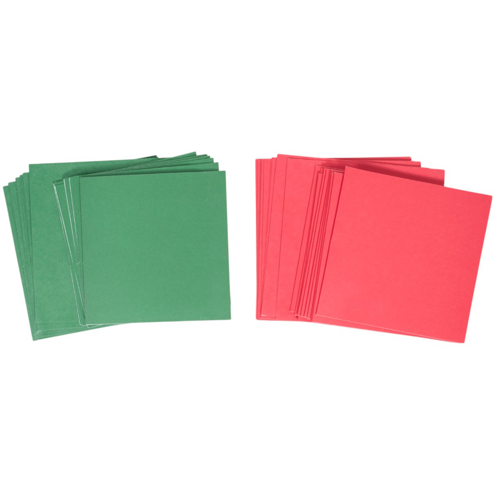 Cards and Envelopes Red and Green - 5" x 5" Image 2