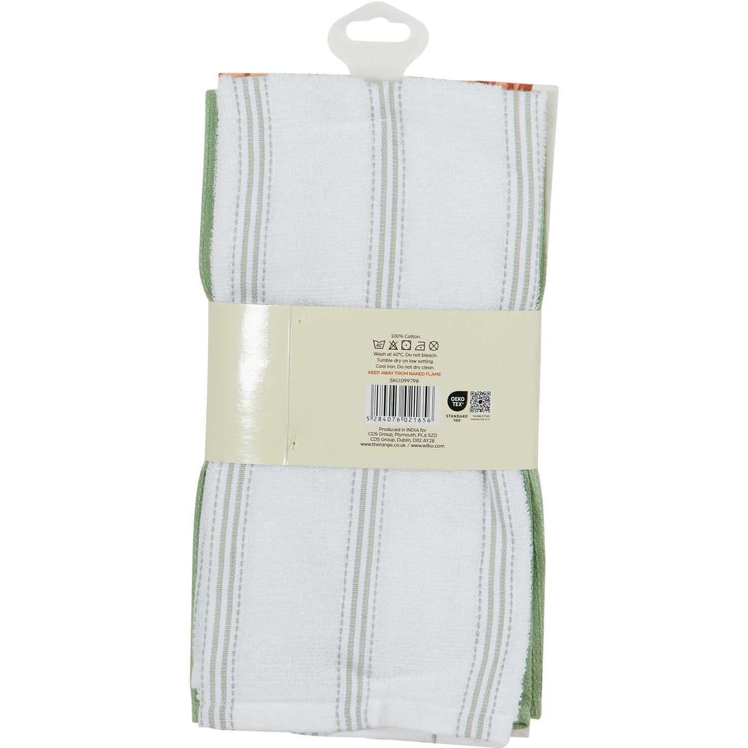 Pack of 3 Fall Collection Pumpkin Tea Towels Image 2