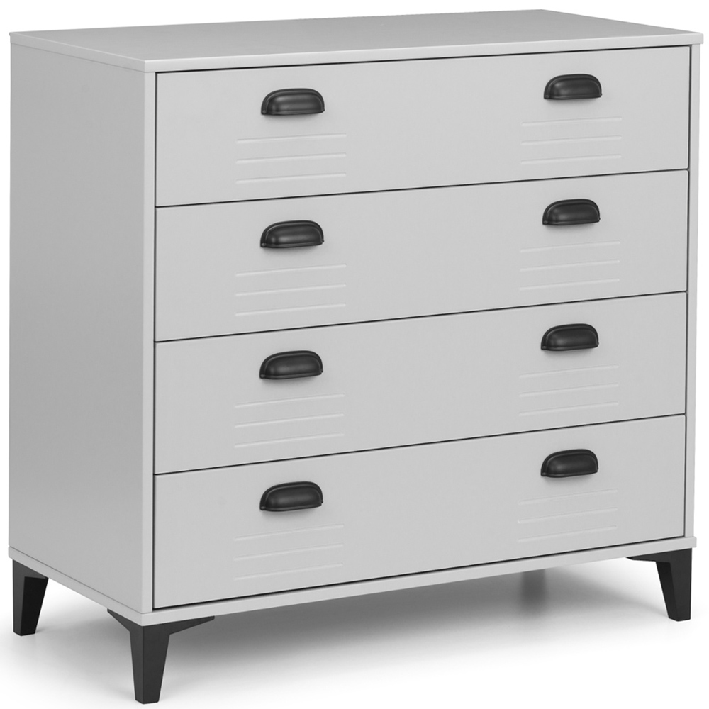 Julian Bowen Lakers 4 Drawer Locker Effect Chest of Drawers Image 2