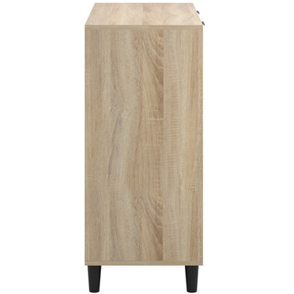 Stockholm Chevron 4 Drawer Sonoma Oak Chest of Drawers Image 5
