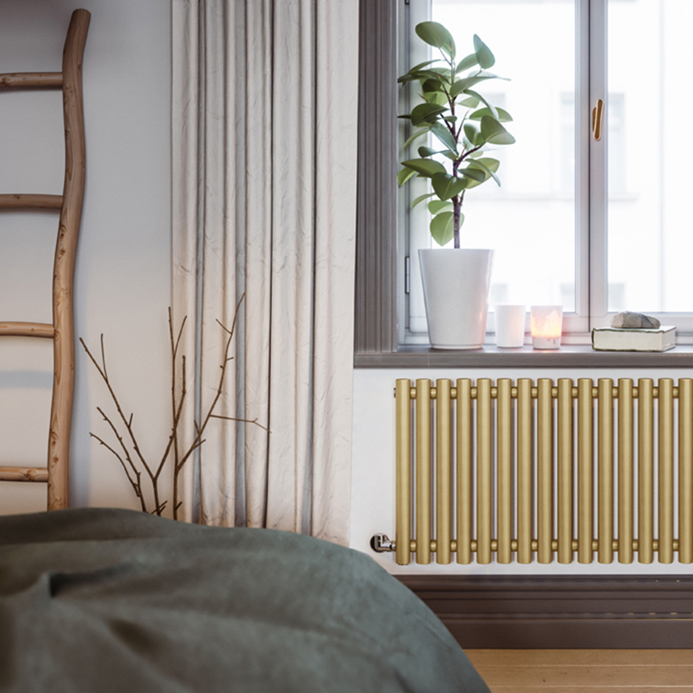 Terma Rolo Room 3399 BTU Brass Radiator 500 x 1470mm Image 7