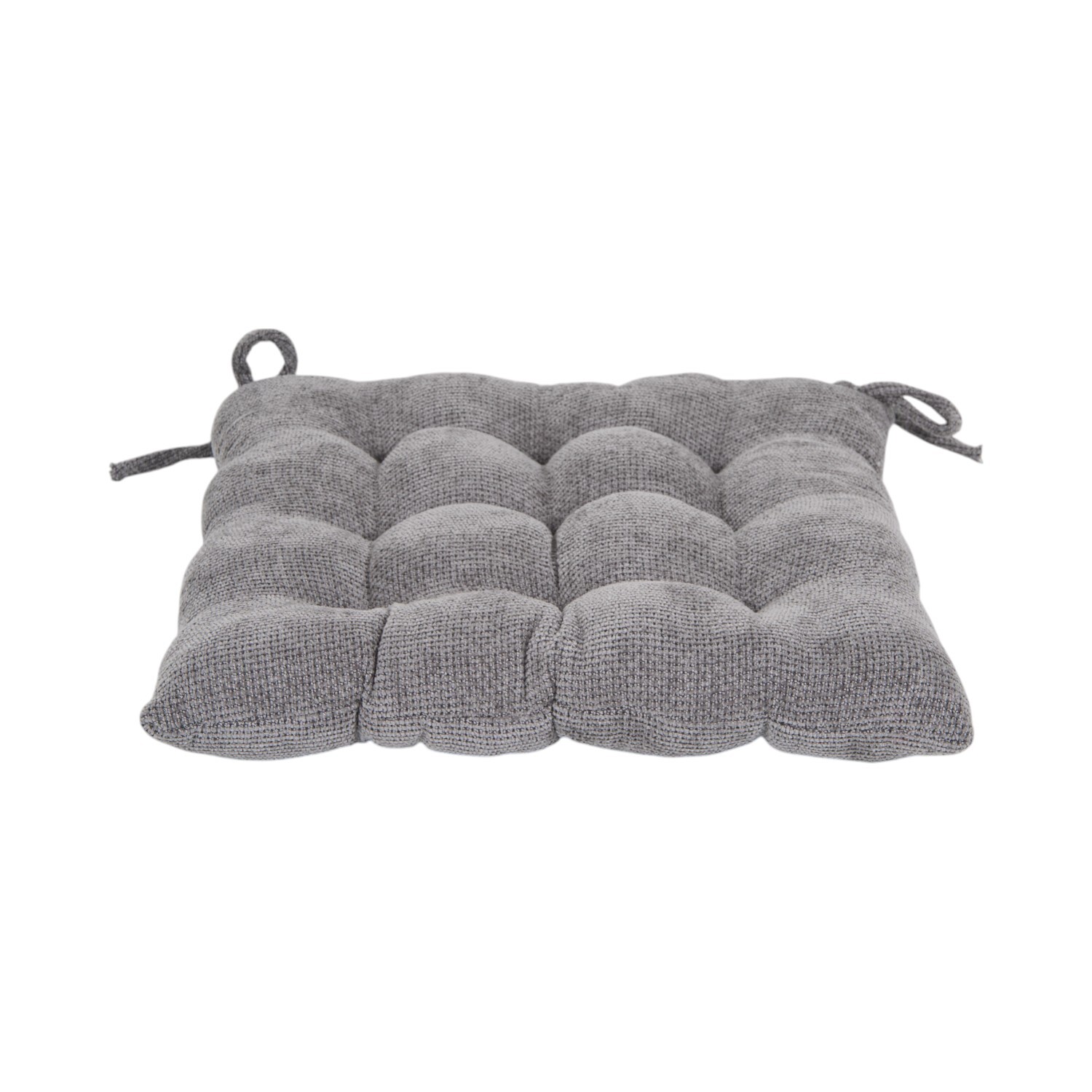 Soft Textured Seat Pad Grey Image 4