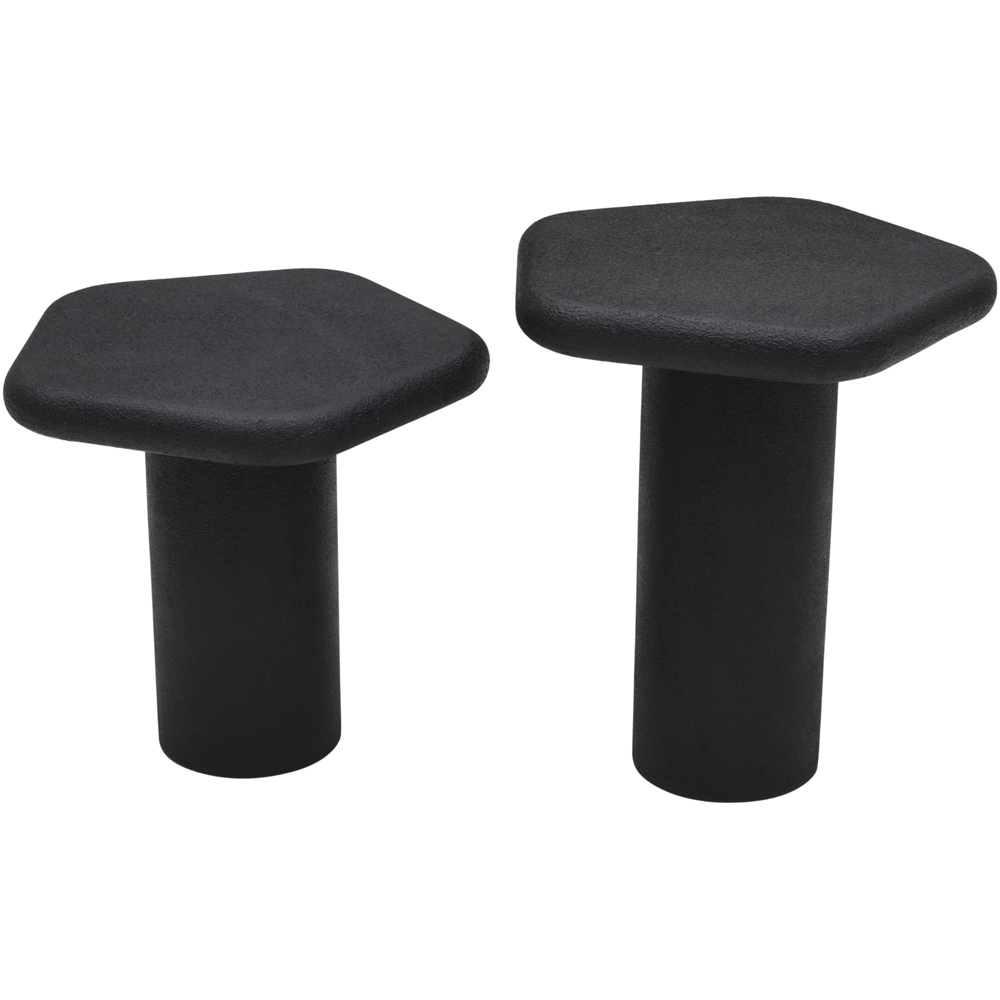 IH Design Udaipur Black Pentagon End Table Image 4