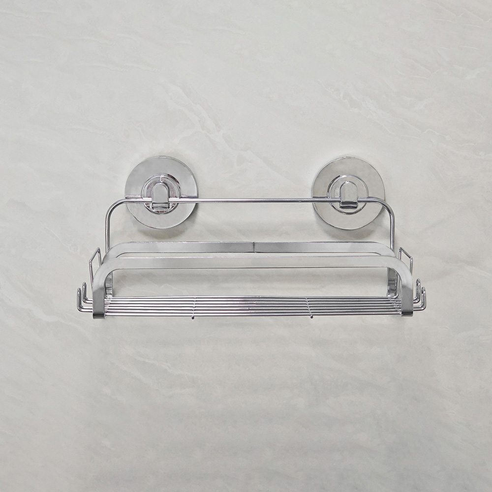 Harrow Bathroom Caddy Silver Image 3