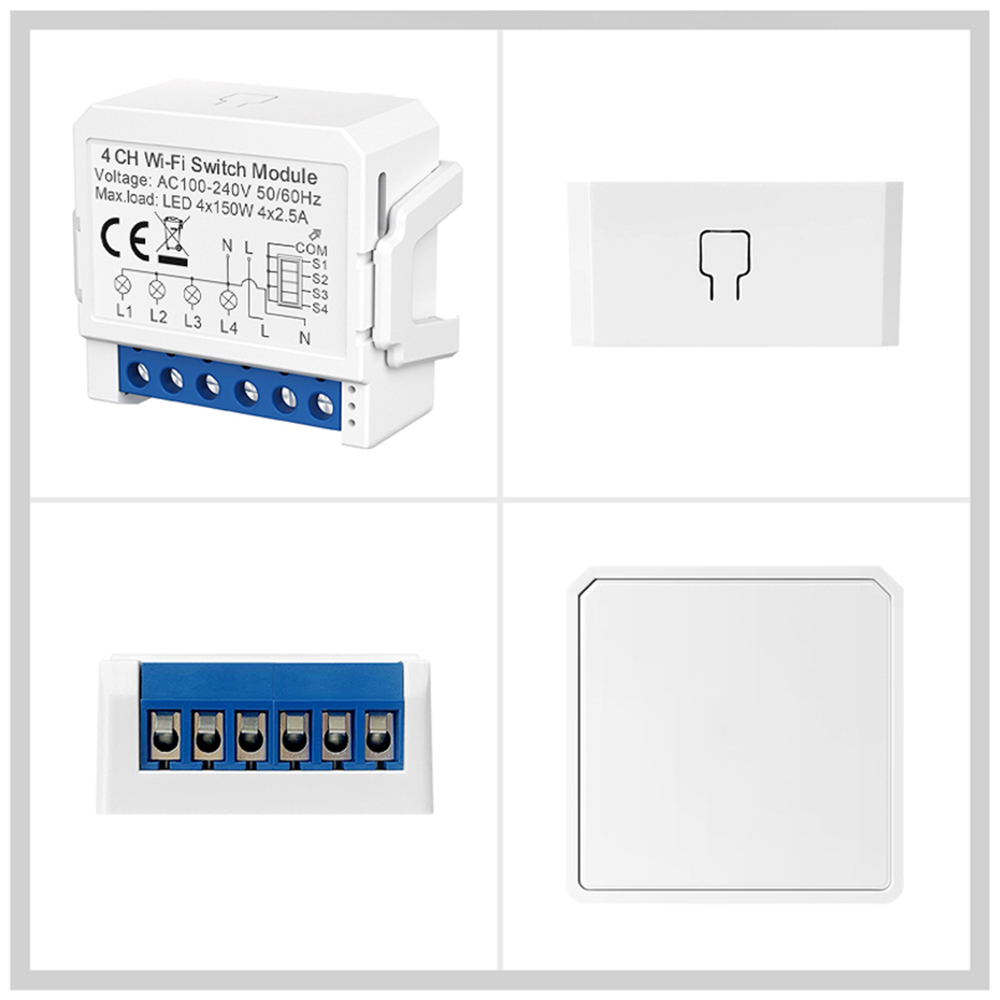 ENER-J 4CH Smart Wi-Fi Light 2CH Switch Module Image 3