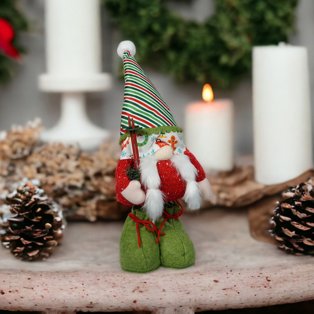 Xmas Haus Multicolour Light Up Extendable Gonk Christmas Decoration 34cm Image 3