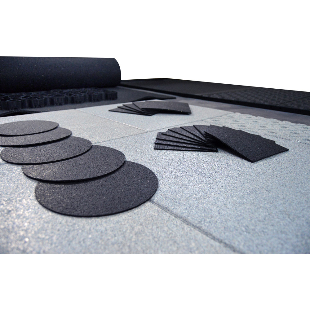 PEDECK Rubber Paving and Decking Pedestal Base Pad 200 x 200 x 3mm 60 ...