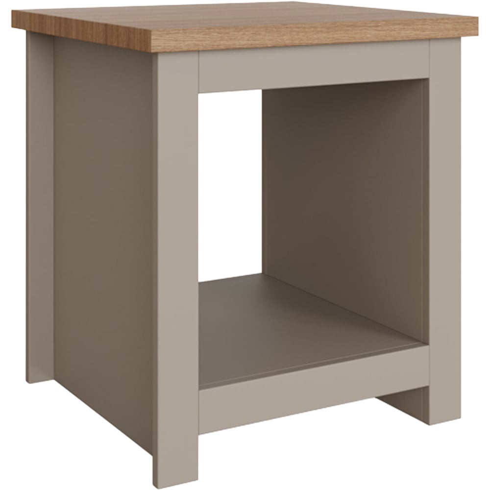 GFW Lancaster Grey Side Table Image 2
