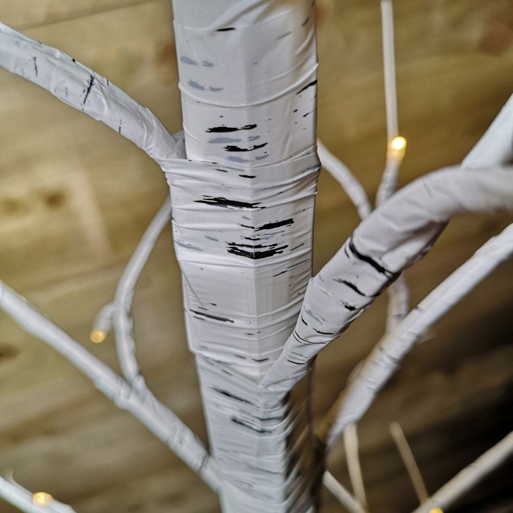 Samuel Alexander Warm White LED Indoor Outdoor Christmas Birch Tree 6ft Image 4