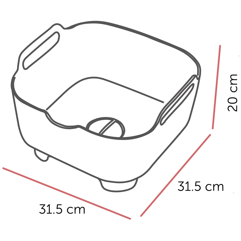 ReBorn Stone Effect Large Washing Up Bowl with Removable Multipurpose Drainer 9L Image 6