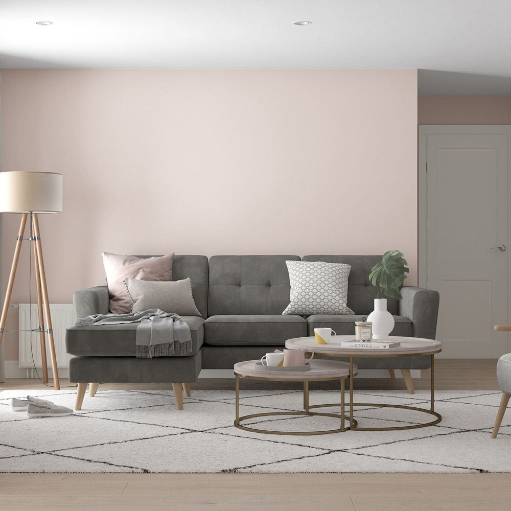 Dulux Walls and Ceilings Silk Emulsion Paint - Blush Pink Image 5