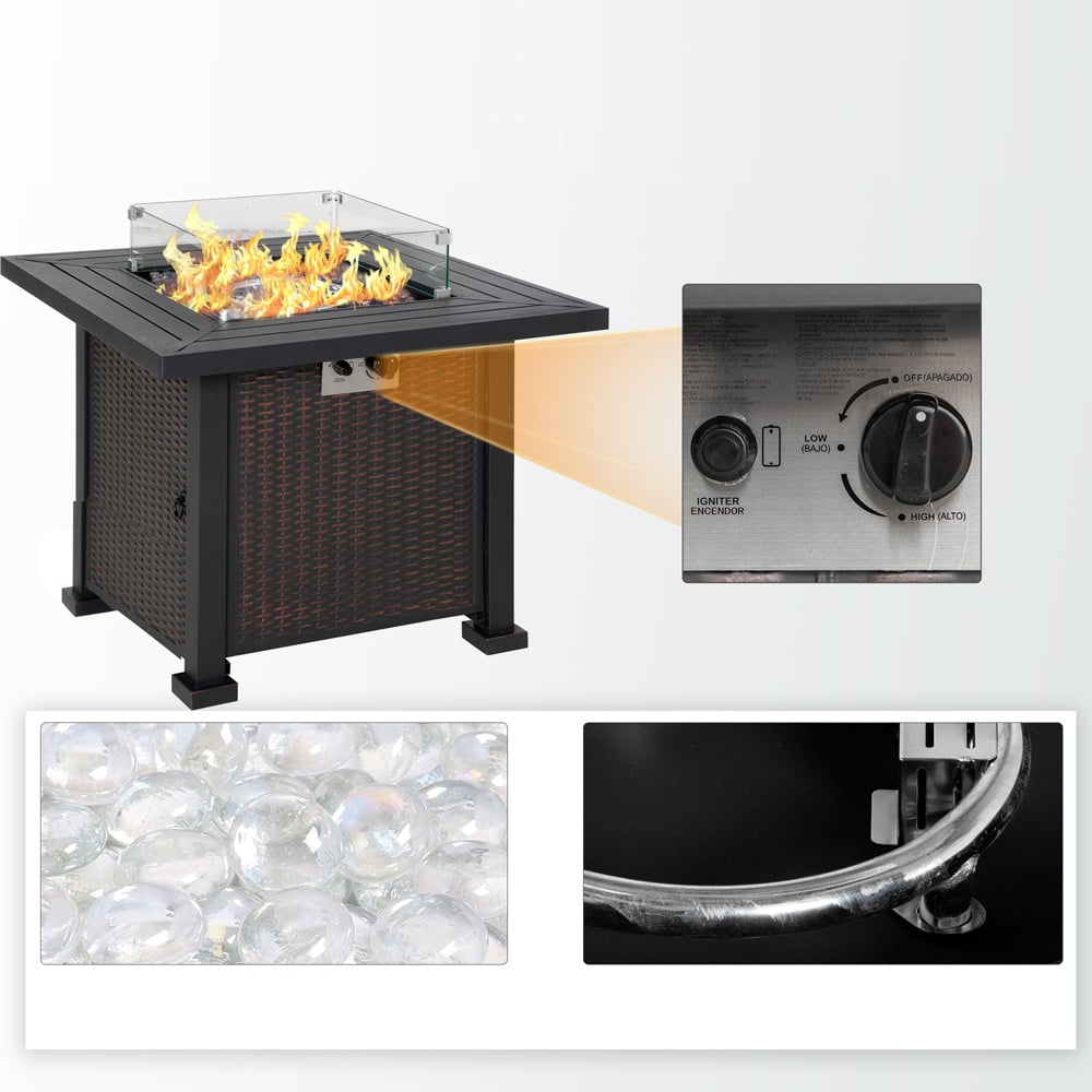 Gas Fire Pit Table Image 5