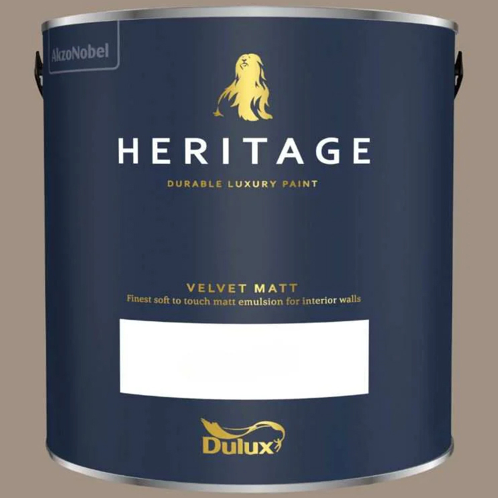 Dulux Heritage Walls and Ceilings Jenny Wren Velvet Matt Emulsion Paint 2.5L Image 2