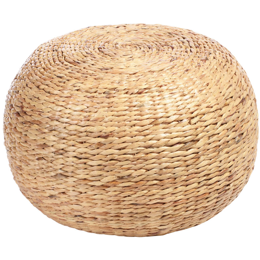 Desser Furniture Danish Round Rattan Footstool Image 2