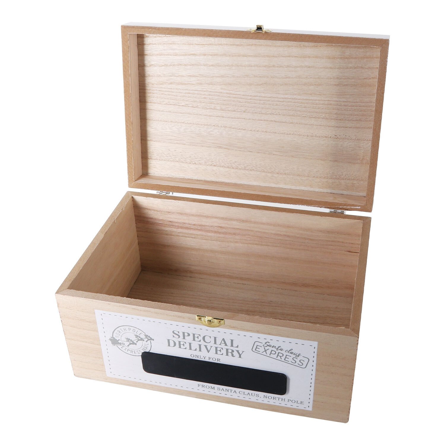 Alpine Lodge White Wooden Tile Christmas Eve Box Image 2