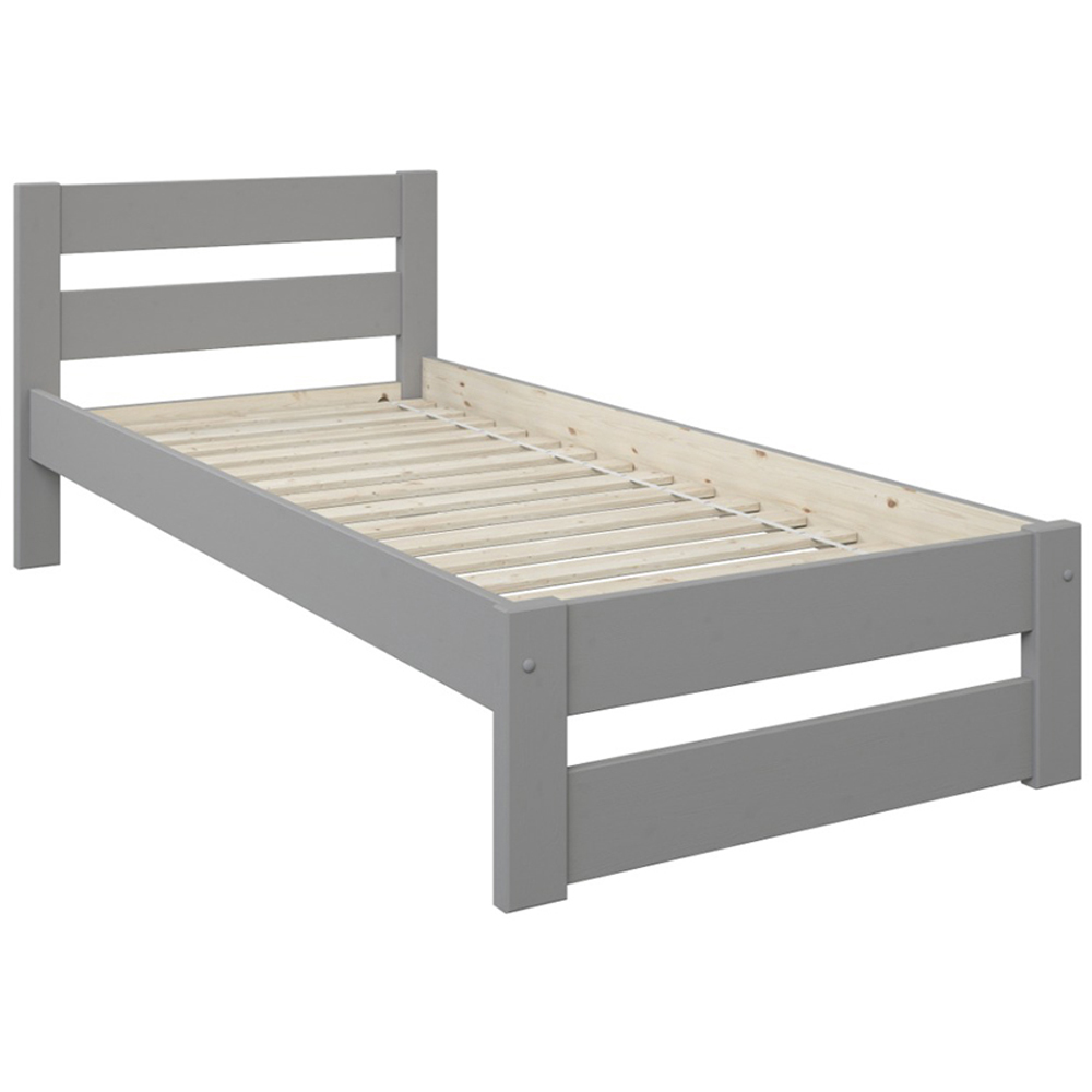 Noomi Tera Single Grey Bed Frame Image 2