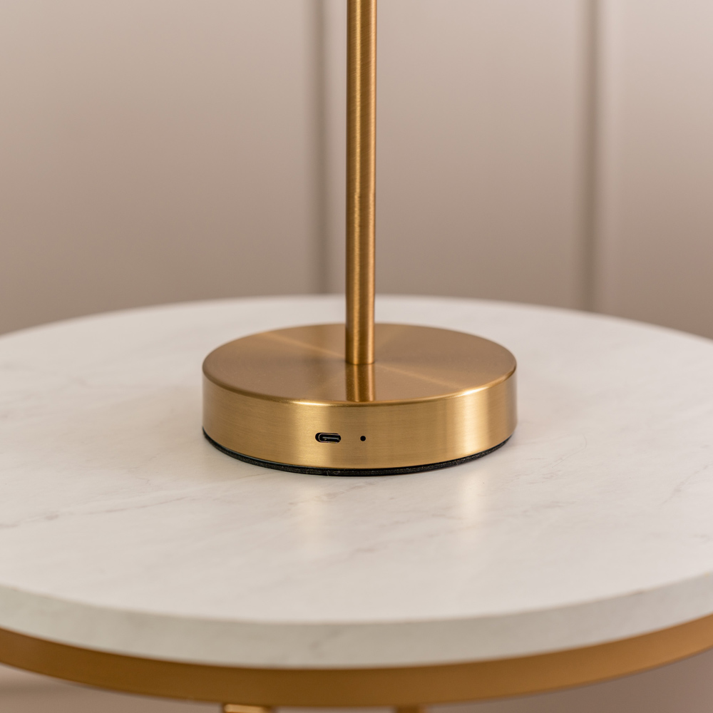 ValueLights Emmy Rechargeable LED Portable Table Lamp Image 5