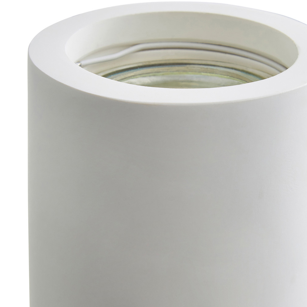 Inlight Pontius Paintable Plaster Up and Down Wall Light Image 3