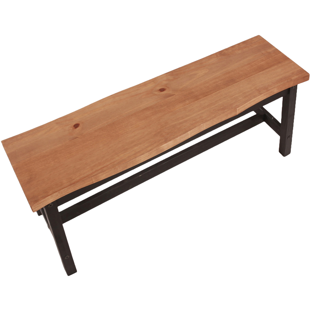 Core Products Corona 2 Seater Black Dining Bench Image 3