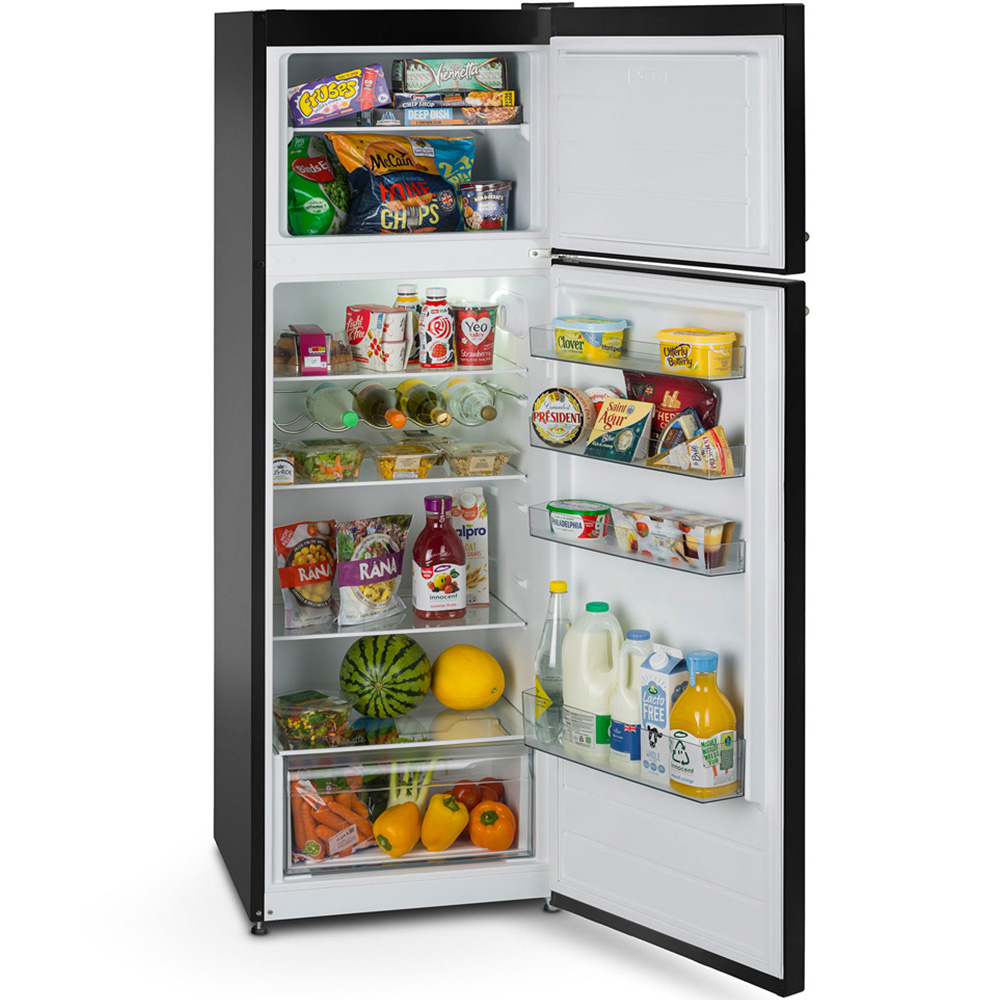 Montpellier MAB346EK Black Top Mount Retro 312L Fridge Freezer Image 4