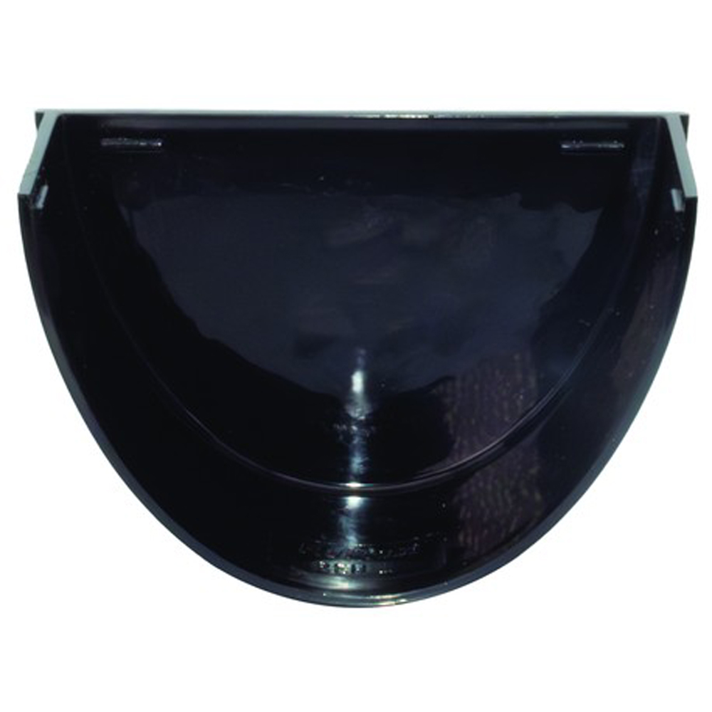 FloPlast Deepflow Hi-Cap Gutter Internal Stopend Black 115 x 75mm Image 2