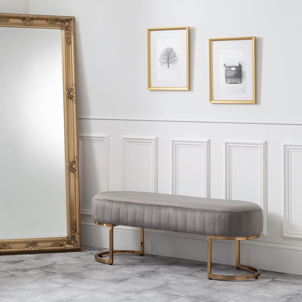 Julian Bowen Harrogate Grey Bench Image 5