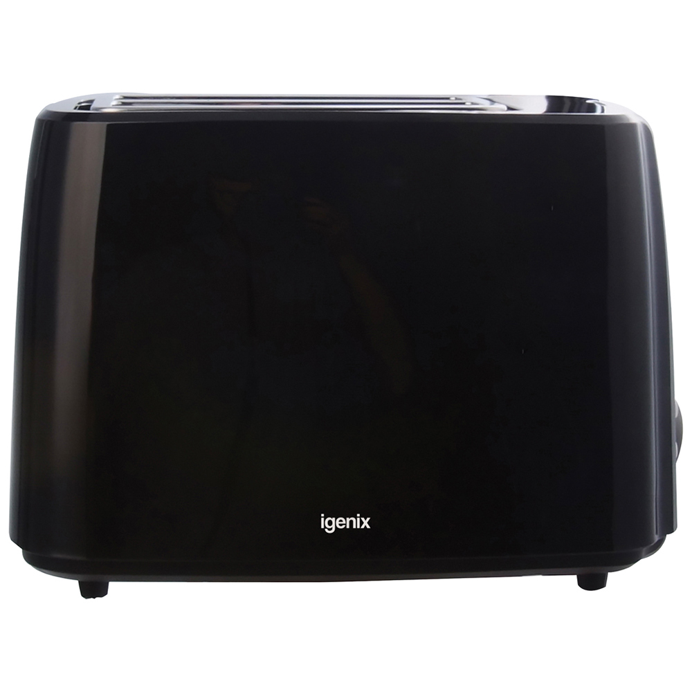 Igenix IG3012 Black 2 Slice Toaster 750W Image 2