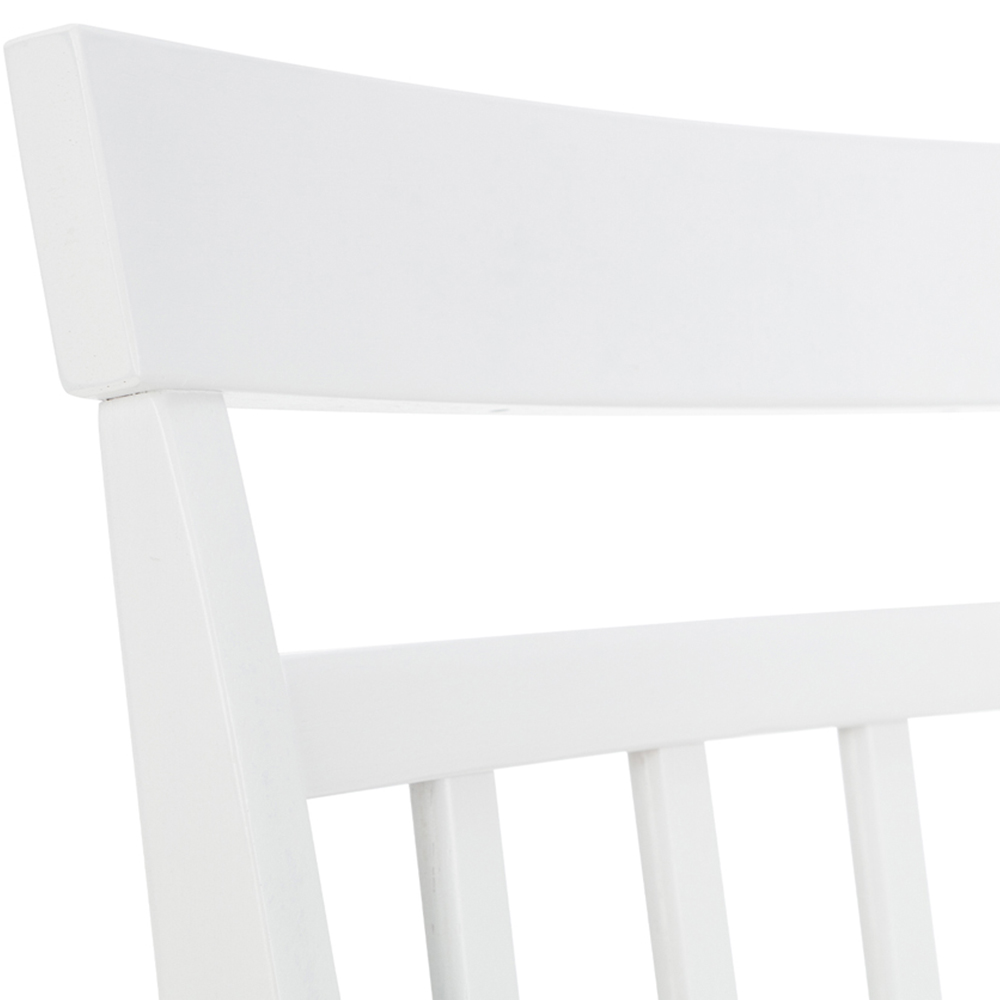 Julian Bowen Rufford 4 Seater Dining Set White Image 9