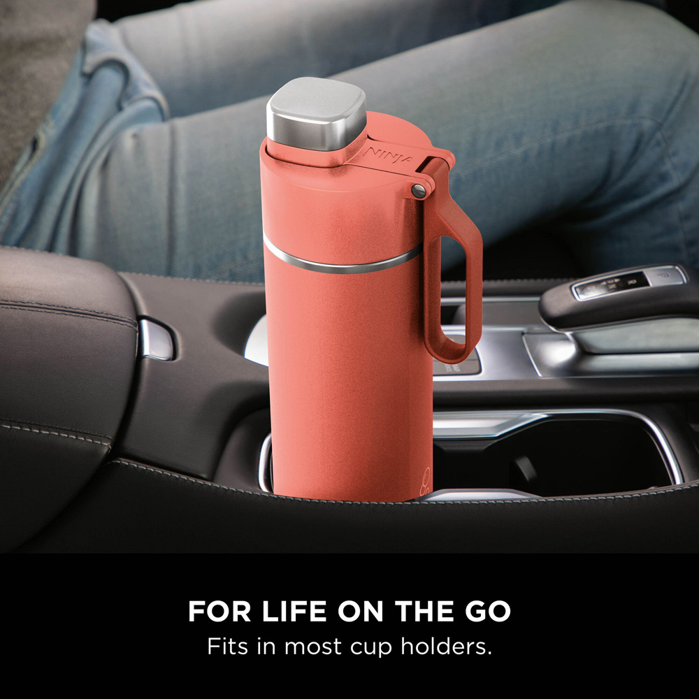 Ninja Thirsti Coral Travel Bottle 530ml Image 6