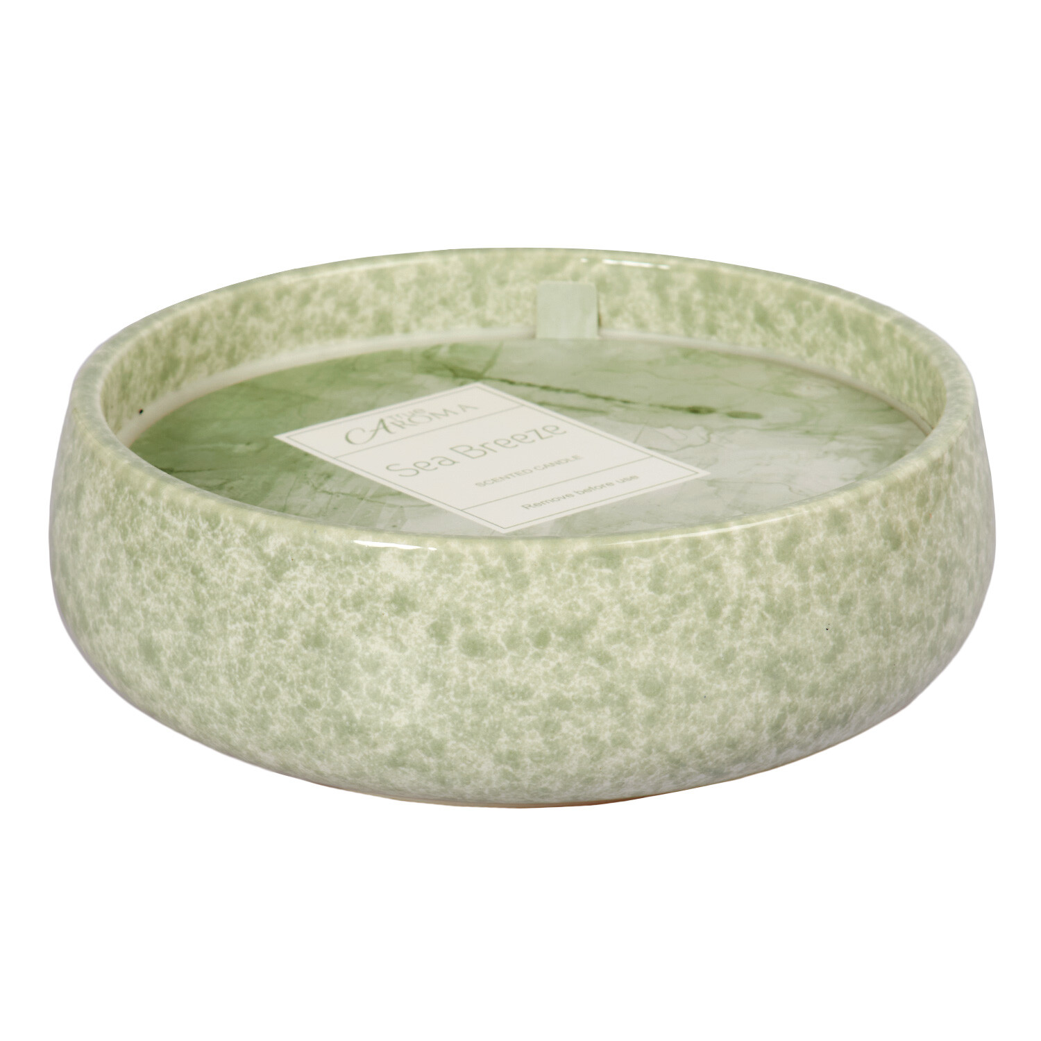 Sea Breeze Reactive Glaze Candle - Green Image 2