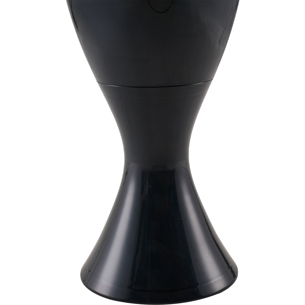 Living and Home Black Goblet Shape Rubbish Bin with Wheels 13L Image 4