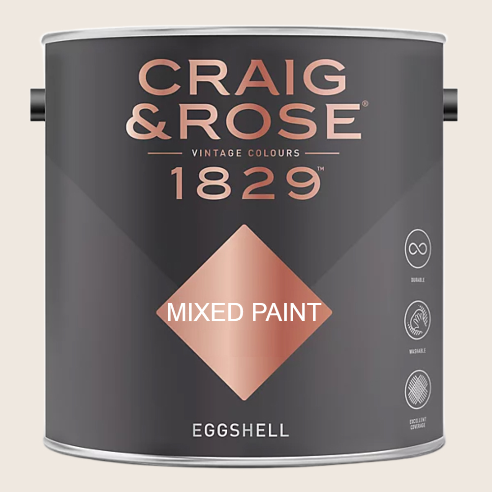 Craig & Rose 1829 Vintage Walls Wood and Metal Chinese White Eggshell Paint 2.5L Image 2