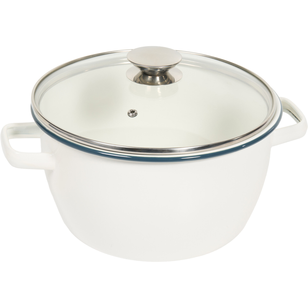 My Kitchen Enamel Stockpot with Glass Lid Image 6