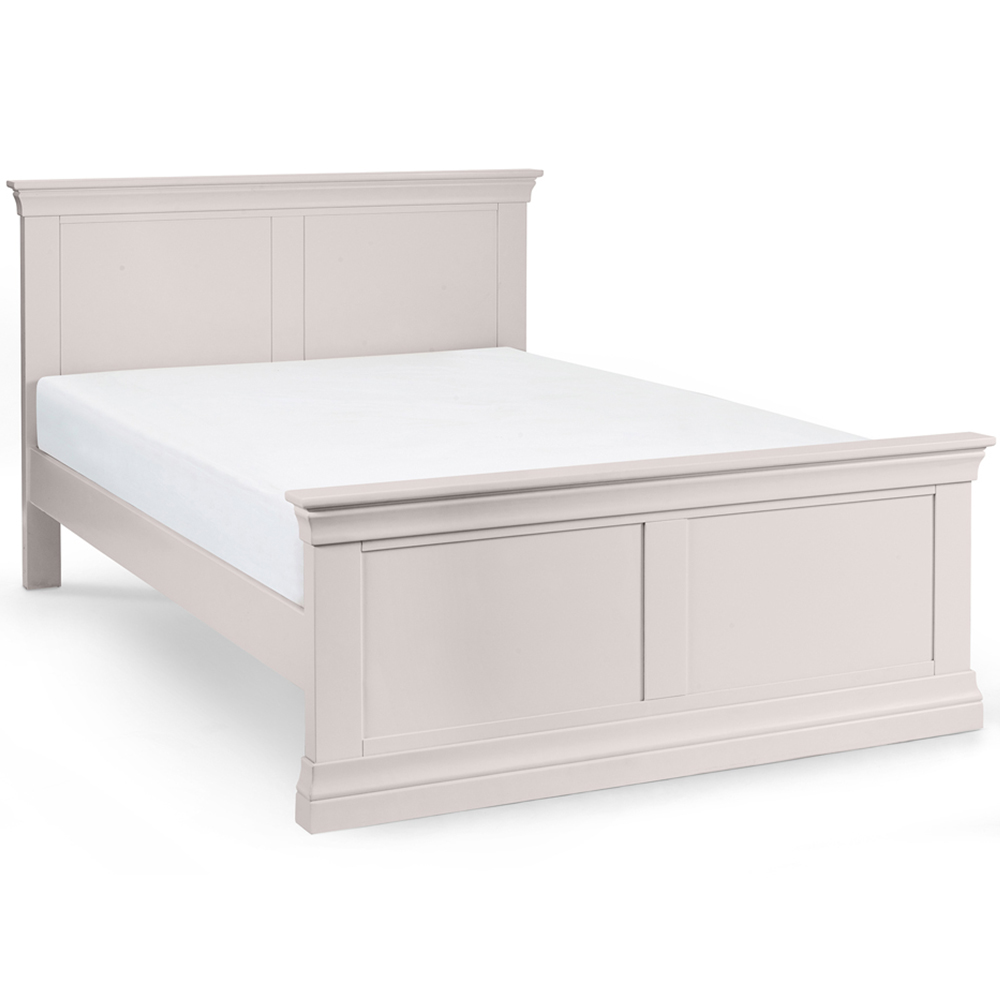 Julian Bowen Clermont Light Grey King Bed Image 2