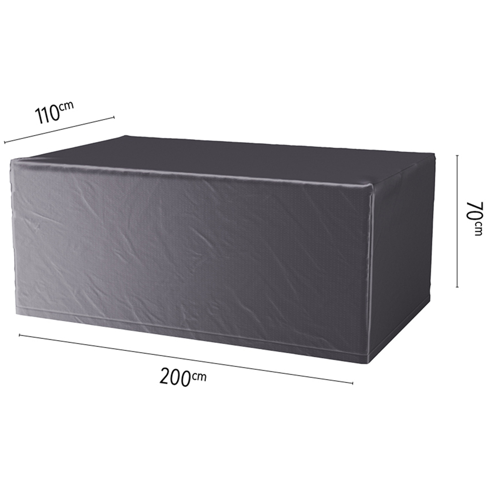 Platinum AeroCover Waterproof Garden Table Cover 70 x 200 x 110cm Image 6