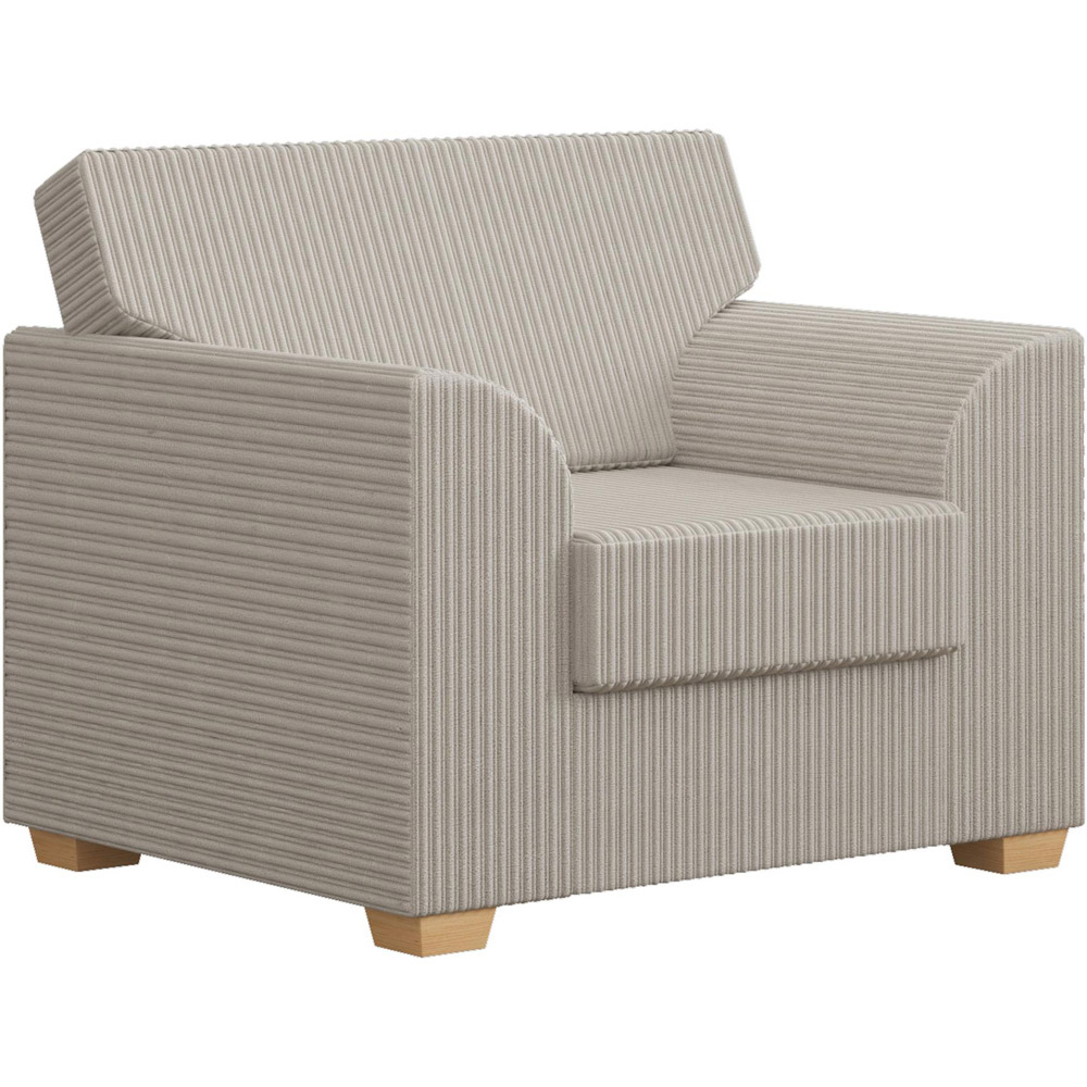 Modo Stone Jumbo Cord Fixed Back Armchair Image 2
