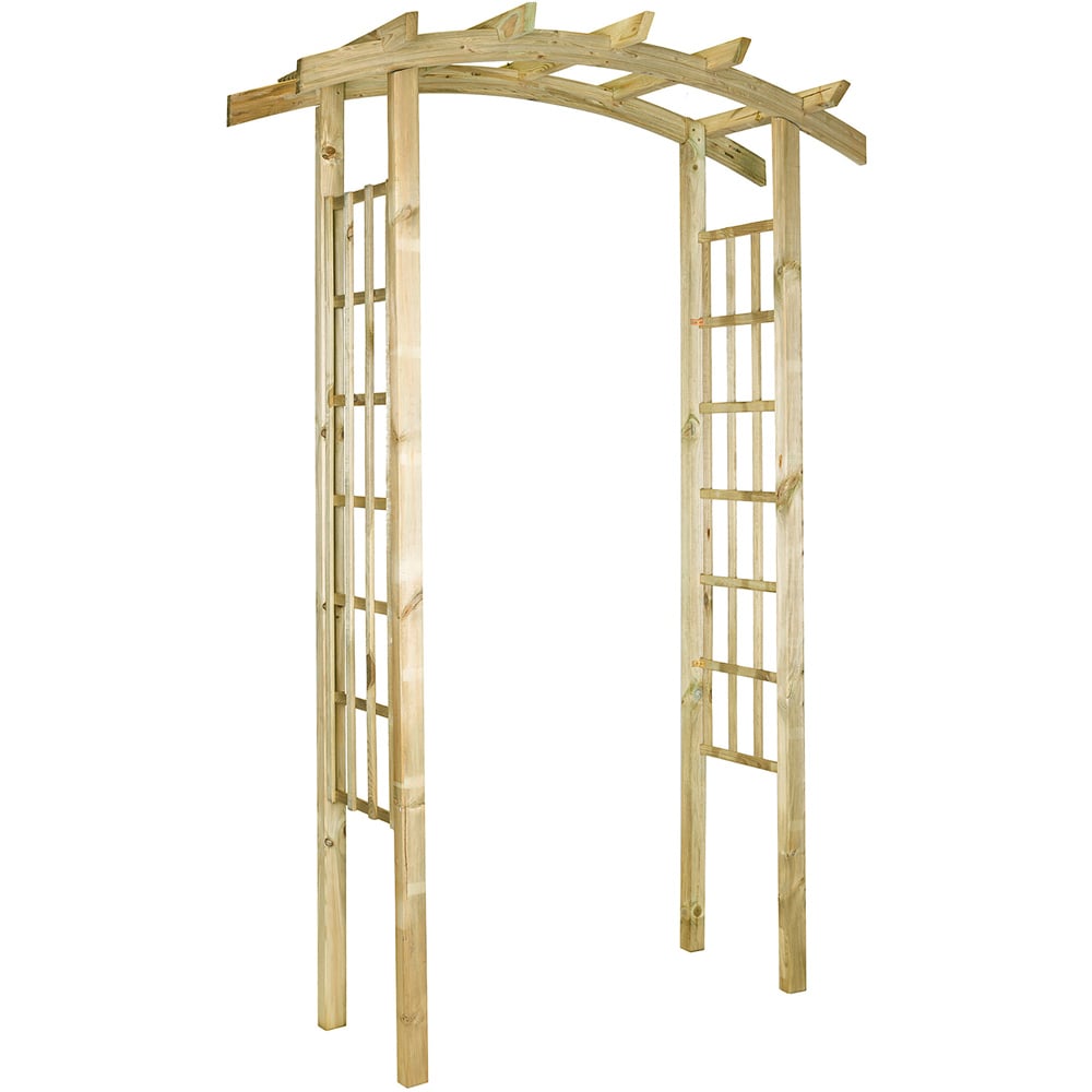 Shire 8 x 5ft Bow Top Pressure Treated Arch Image 3