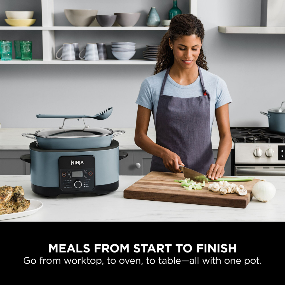Ninja Foodi MC1001UK 8 in 1 Sea Salt Grey Possible Cooker 8L Slow Cooker Image 8