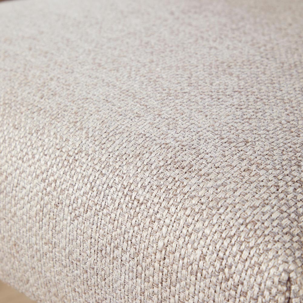 Home Source Samara Set of 2 Natural Tufted Dining Chair Image 5