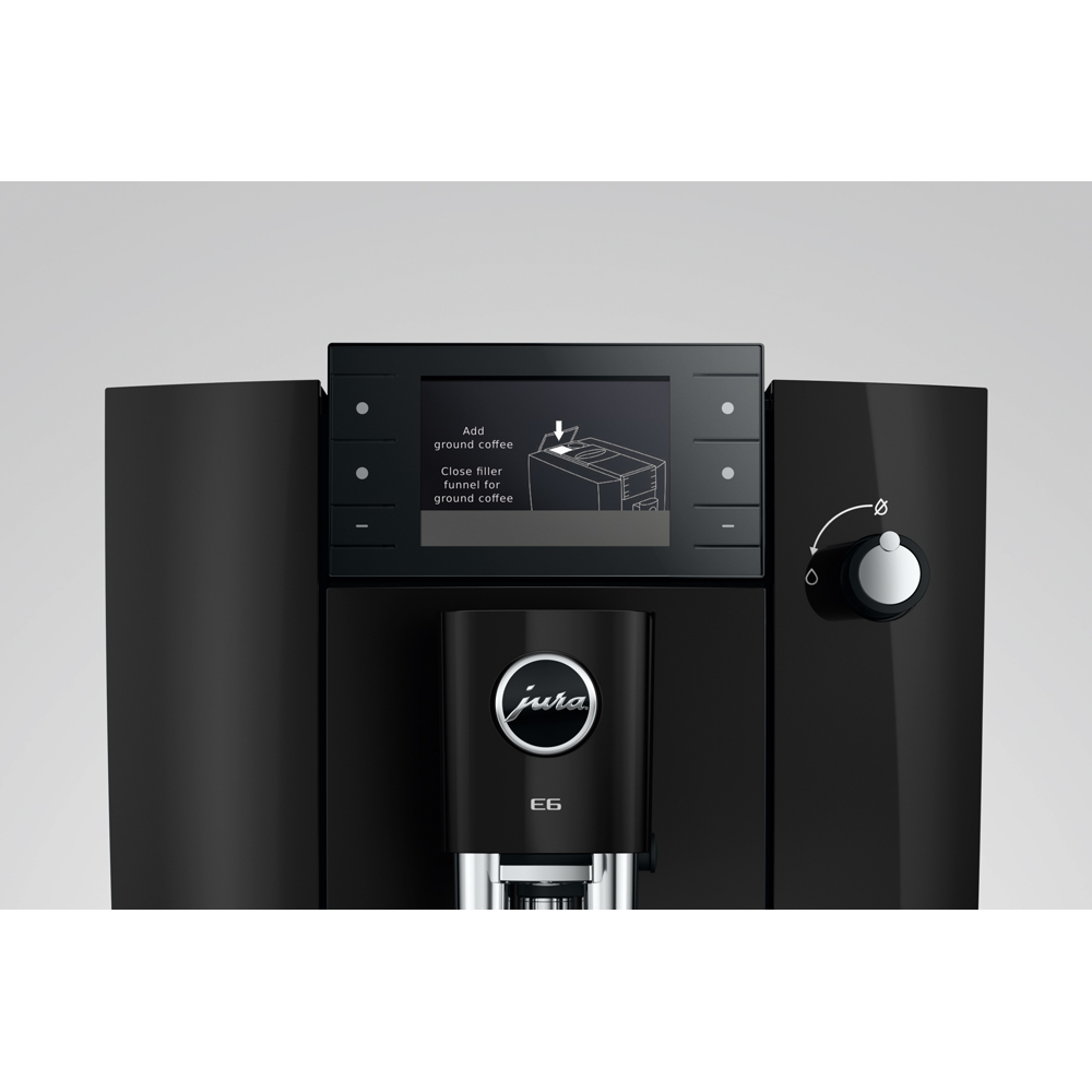 Jura E6 15805 Piano Black Bean-to-Cup Coffee Machine Image 8