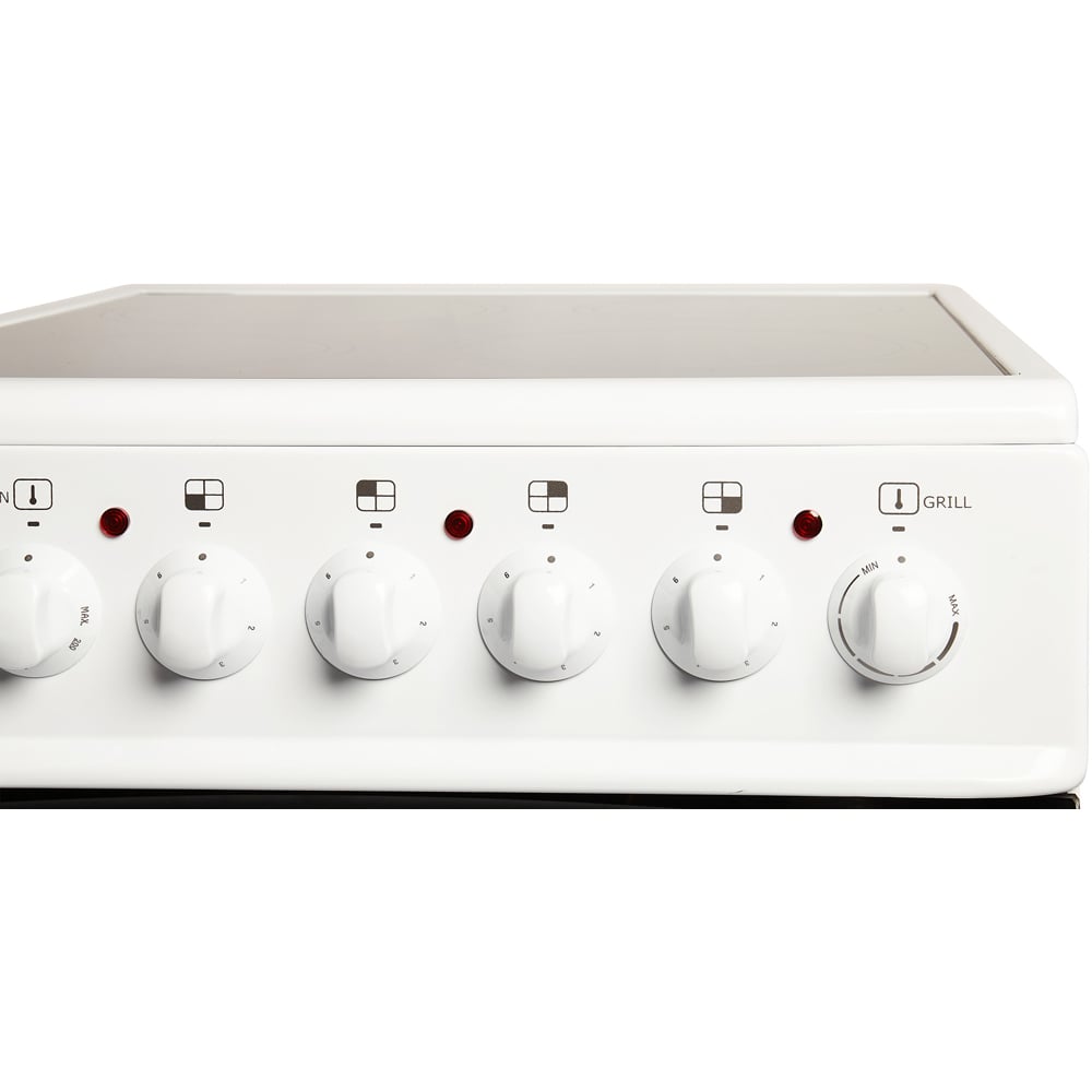 Haden HECT50W Twin Cavity 26 and 52L Static Oven Electric Cooker 50cm Image 5