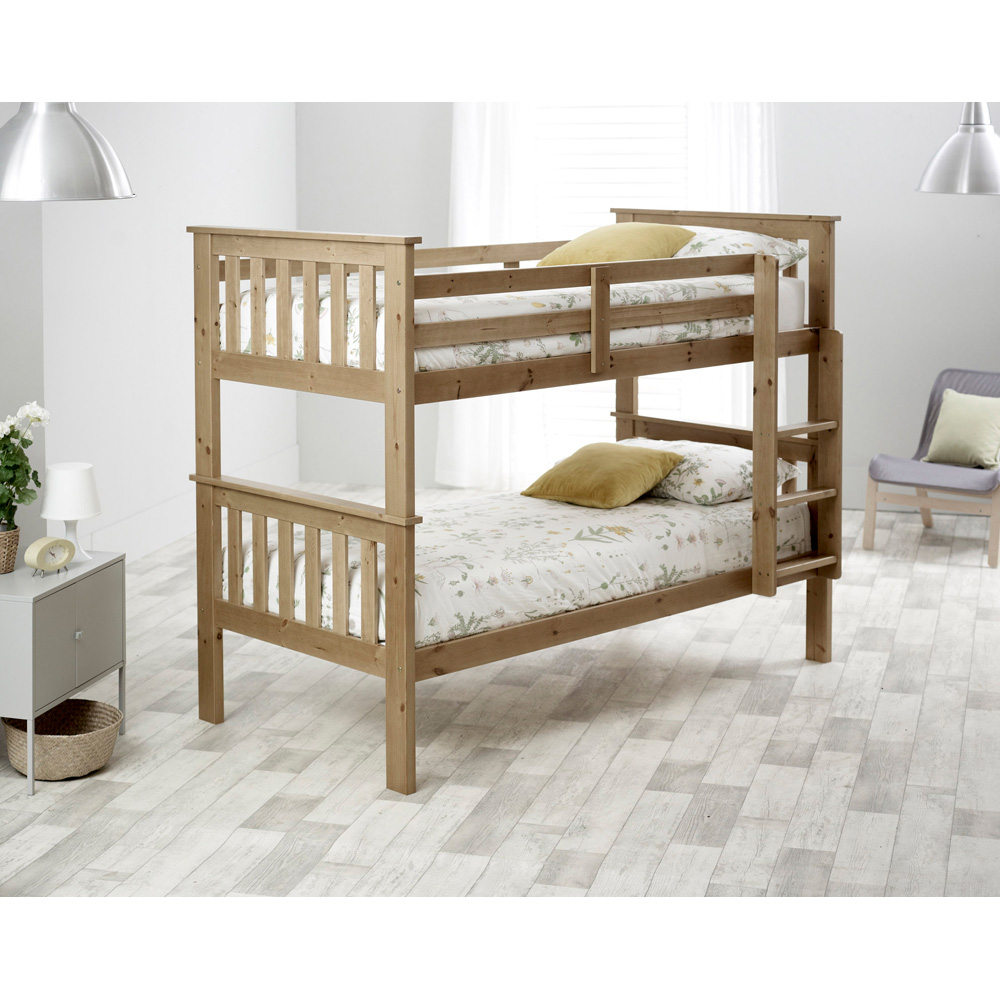 Bedmaster Carra Pine Wood Bunk Bed with Pocket Mattresses Image 6