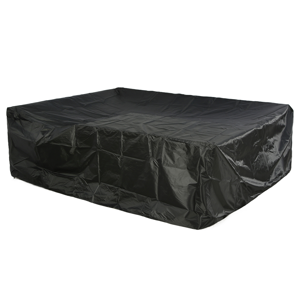 Home Garden Direct Pelias 8 Seater Rattan Corner Sofa Set with Rising Table Image 6